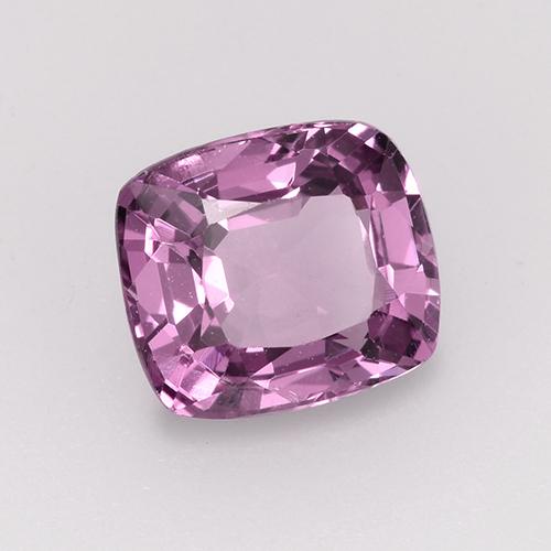 Espinela púrpura natural de 1,17 ct, corte cojín, VVS-VS