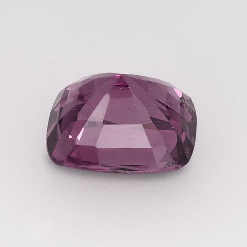 Espinela Púrpura oscuro natural de 1.61 ct, Corte Cojín, VS
