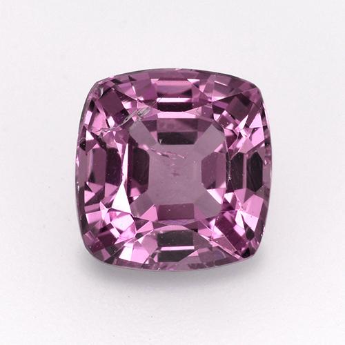 Espinela Púrpura rojizo natural de 1.42 ct, Corte Cojín, VS