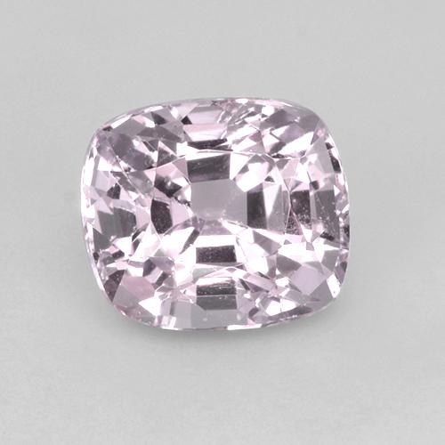 Espinela rosa natural de 1,39 ct, corte cojín, VS
