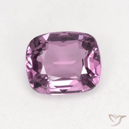 0.87ct Natural Púrpura medio Espinela, Forma Cojín, VS