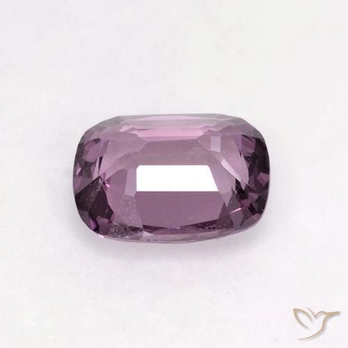 Espinela Púrpura medio natural de 0.87 ct, Forma Cojín, VS
