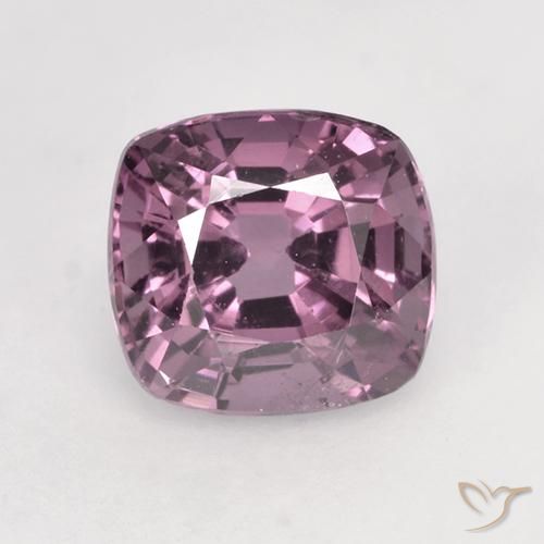 1.30ct Natural Púrpura medio Espinela, Forma Cojín, VS, Photo A