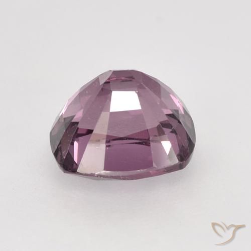 Espinela Púrpura medio natural de 1.30 ct, Forma Cojín, VS