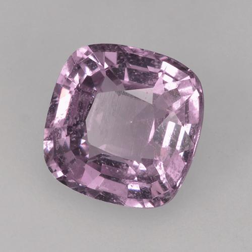 Espinela púrpura natural de 0,97 ct, corte cojín, VVS