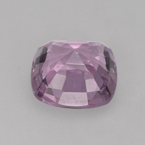 Espinela púrpura natural de 0,97 ct, corte cojín, VVS