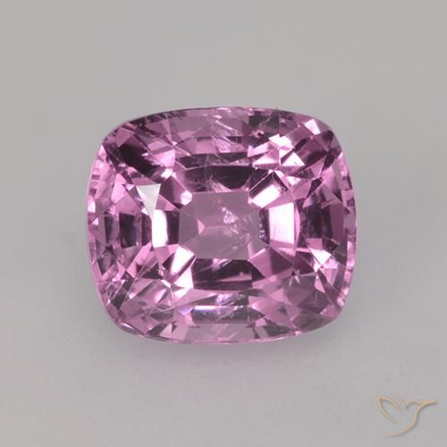 1.28ct Natural Lavanda intenso espinela, Forma Cojín, VS, Photo A
