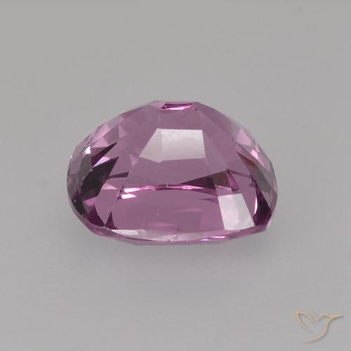 Espinela Lavanda intenso natural de 1.28 ct, Forma Cojín, VS