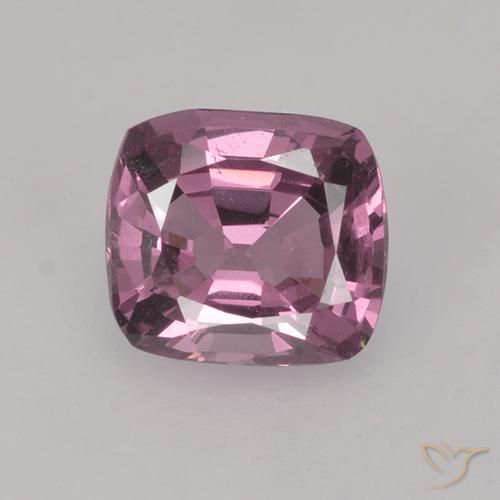 0.87ct Natural Púrpura claro Espinela, Forma Cojín, VS, Photo A