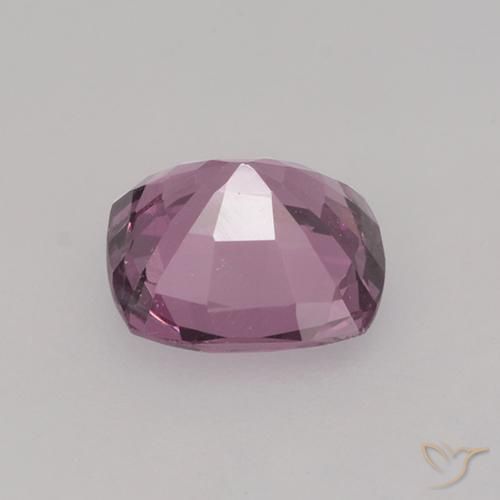 Espinela Púrpura claro natural de 0.87 ct, Forma Cojín, VS