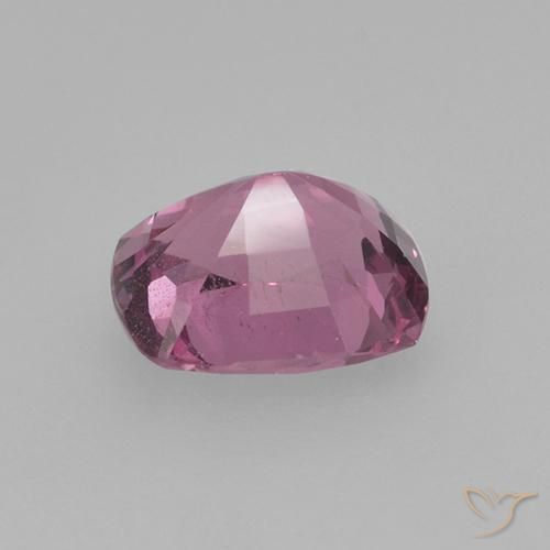 Espinela púrpura natural de 1,02 ct, corte cojín, VS