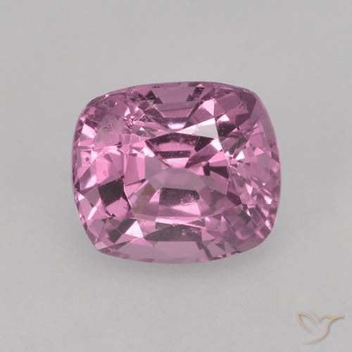1.19ct Natural Púrpura rojizo claro Espinela, Forma Cojín, VS