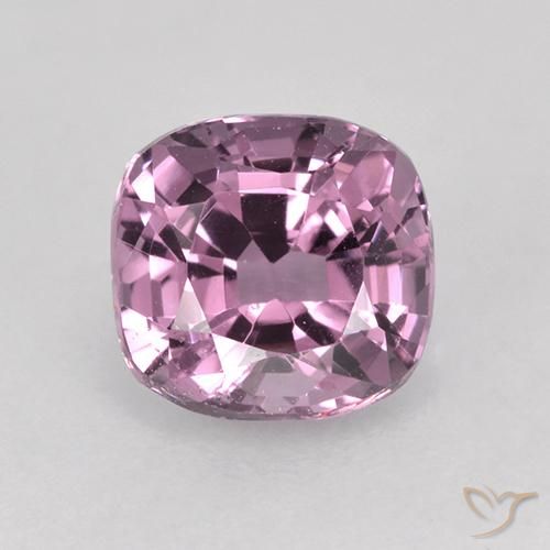 1.46ct Natural Púrpura oscuro medio espinela, Forma Cojín, VS