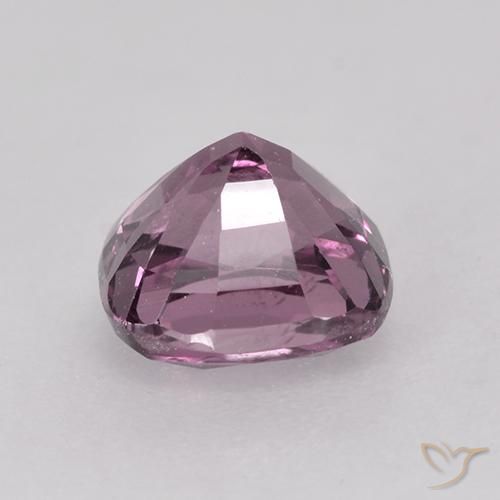 Espinela Púrpura oscuro medio natural de 1.46 ct, Forma Cojín, VS
