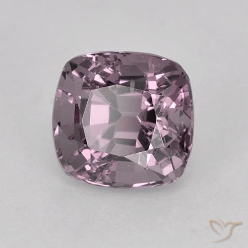 Espinela Púrpura gris natural de 1.56 ct, Forma Cojín, VVS-VS