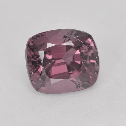 Espinela púrpura natural de 1,13 ct, corte cojín, VVS-VS
