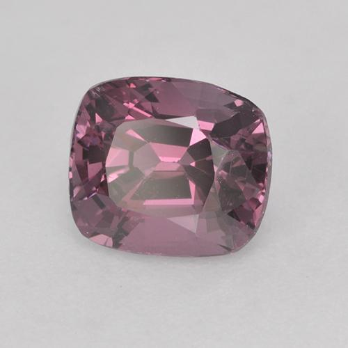 Espinela púrpura natural de 1,13 ct, corte cojín, VVS-VS
