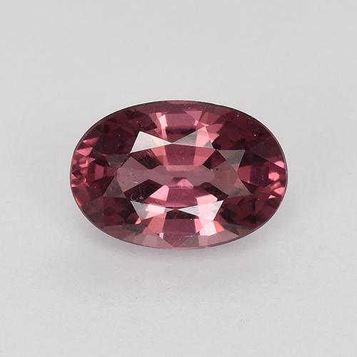 Espinela Magenta intenso natural de 0.64 ct, Corte Óvalo, VVS-VS