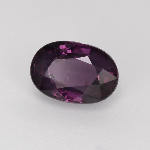 Espinela Púrpura oscuro natural de 0.79 ct, Corte Óvalo, VS