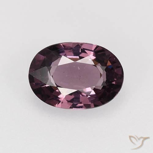 0.82ct Natural Púrpura medio espinela, Ovalada, VVS-VS, Photo A