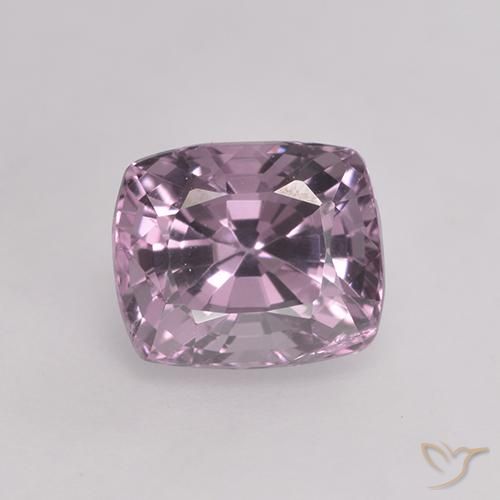 espinela Rosado púrpura natural de 1.59 ct, Forma Cojín, VVS-VS