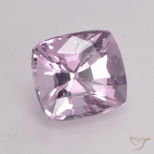 espinela Púrpura muy claro natural de 1.53 ct, Forma Cojín, VS