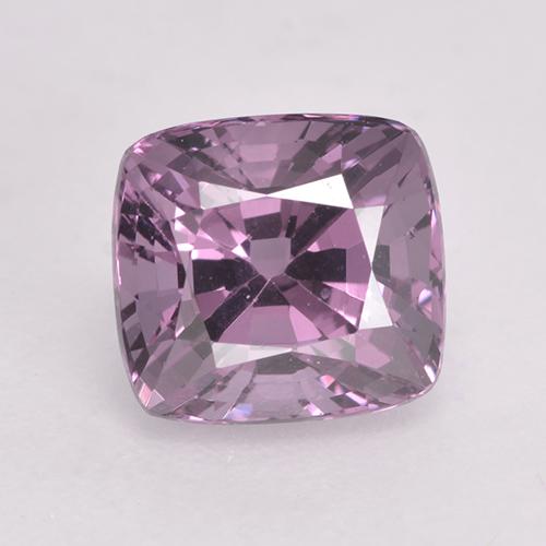Espinela Púrpura medio natural de 1.76 ct, Corte Cojín, VVS