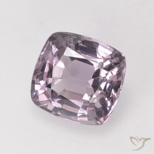 Espinela Púrpura grisáceo claro natural de 1.45 ct, Forma Cojín, VS