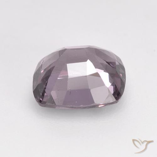 Espinela Púrpura grisáceo claro natural de 1.45 ct, Forma Cojín, VS