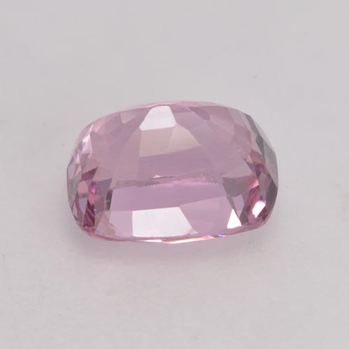 Espinela rosa natural de 1,43 ct, corte cojín, VS