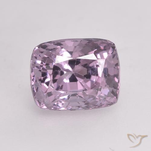 1.53ct Natural Púrpura claro espinela, Forma Cojín, VS
