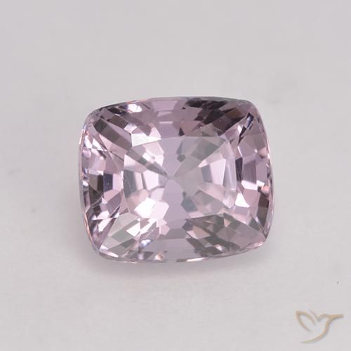 Espinela púrpura natural de 1,71 ct, corte cojín, VVS-VS