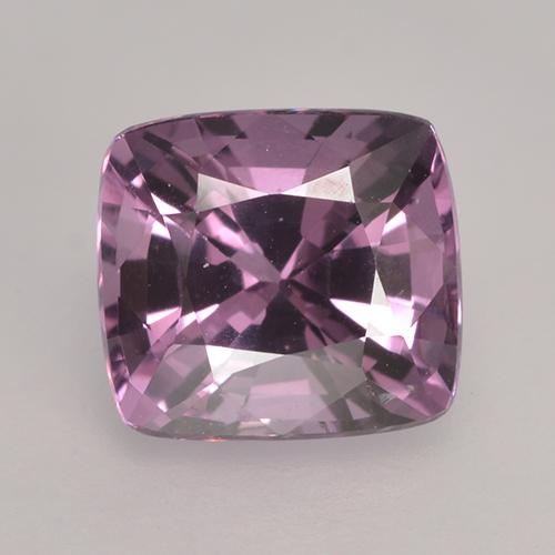 Espinela malva intenso natural de 1,73 ct, corte cojín, VVS-VS
