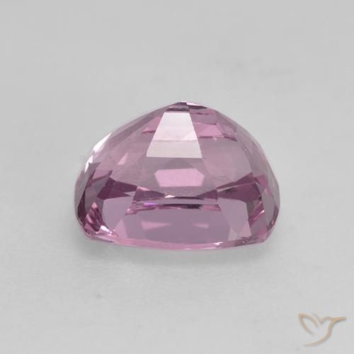 Espinela Violeta rosáceo claro natural de 1.55 ct, Forma Cojín, VS