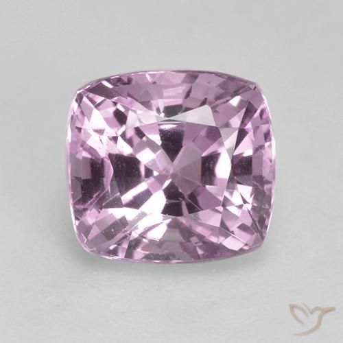 1.62ct Natural Violeta grisáceo claro espinela, Forma Cojín, VVS-VS
