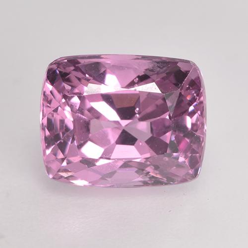 Espinela púrpura natural de 1,89 ct, corte cojín, VVS-VS