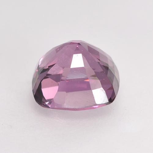 Espinela púrpura natural de 1,52 ct, corte cojín, VVS