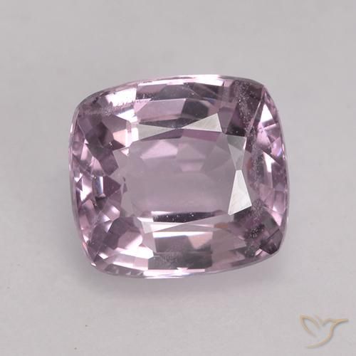 1.61ct Natural Rosado-púrpura uva claro espinela, Forma Cojín, VS