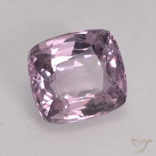 Espinela Rosado-púrpura uva claro natural de 1.61 ct, Forma Cojín, VS