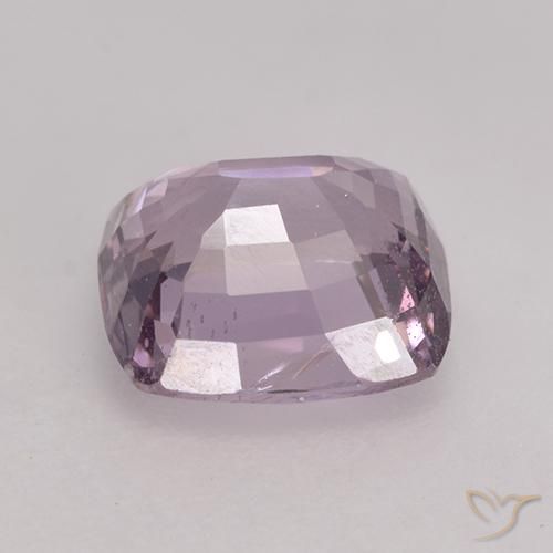 Espinela Rosado-púrpura uva claro natural de 1.61 ct, Forma Cojín, VS