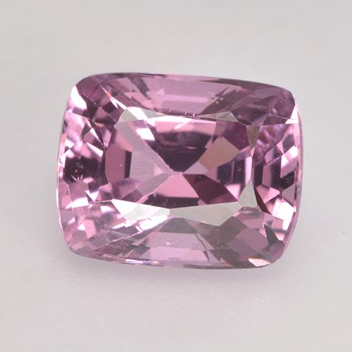 Espinela púrpura natural de 1,73 ct, corte cojín, VS