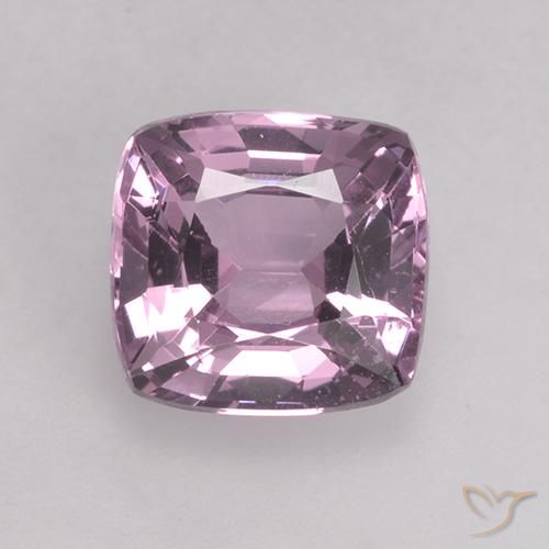 1.51ct Natural Violeta grisáceo claro espinela, Forma Cojín, VS, Photo A