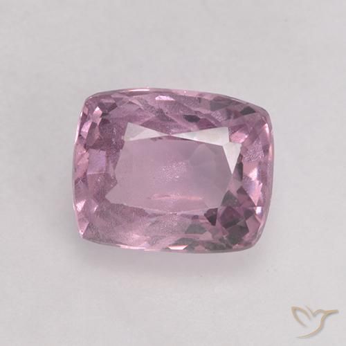 1.41ct Natural Púrpura medio Espinela, Forma Cojín, VS