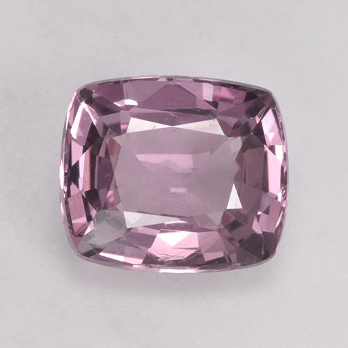 Espinela púrpura natural de 1,80 ct, corte cojín, VS