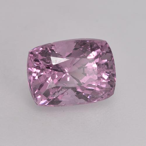 Espinela púrpura natural de 1,46 ct, corte cojín, VS