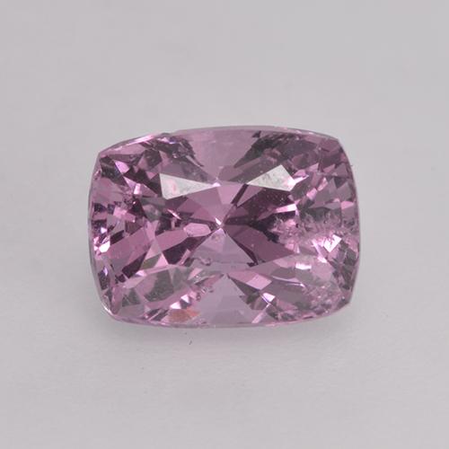 Espinela púrpura natural de 1,46 ct, corte cojín, VS