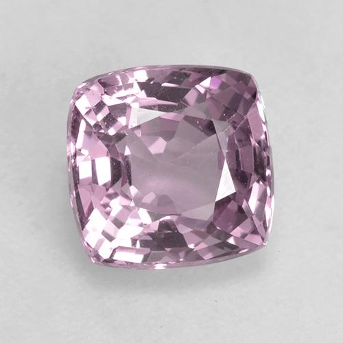 Espinela rosa natural de 1,57 ct, corte cojín, VVS-VS