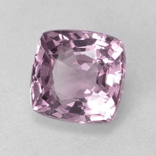 Espinela rosa natural de 1,57 ct, corte cojín, VVS-VS