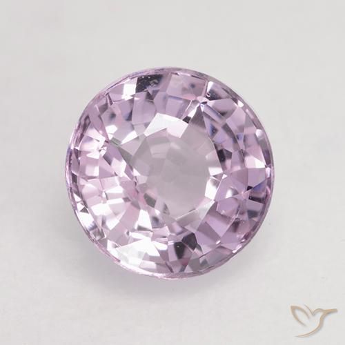 Espinela Púrpura muy claro natural de 0.64 ct, Redondo, VVS-VS
