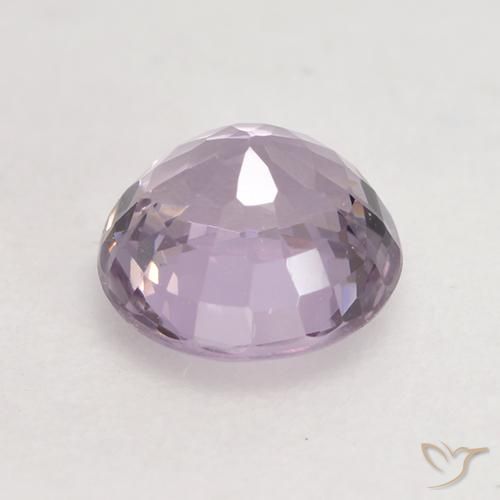 Espinela Púrpura muy claro natural de 0.64 ct, Redondo, VVS-VS